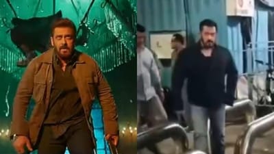 Salman Khan's video shooting for Sikandar at Mumbai railway station surfaces on internet. Salman Khan's video shooting for Sikandar at Mumbai railway station surfaces on internet.