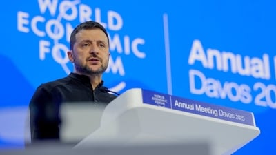 Ukrainian President Volodymyr Zelenskyy said that partial funding for the critical projects can be provided through public finances. (AP)