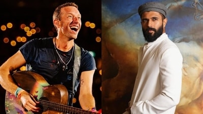 Coldplay's Chris Martin joked about being from Telangana and Vijay Deverakonda reacted.