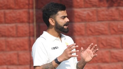 Virat Kohli's presence has forced the BCCI to make a big change in the broadcast plans for the upcoming round of the Ranji Trophy. (Photo by Hindustan Times / Hindustan Times) (Hindustan Times) Virat Kohli's presence has forced the BCCI to make a big change in the broadcast plans for the upcoming round of the Ranji Trophy. (Photo by Hindustan Times / Hindustan Times) (Hindustan Times)