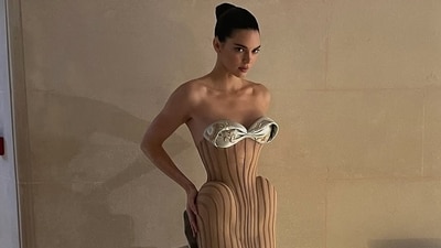 Kendall Jenner opens Paris Haute Couture Week in show-stopping Schiaparelli gown. Kendall Jenner opens Paris Haute Couture Week in show-stopping Schiaparelli gown.