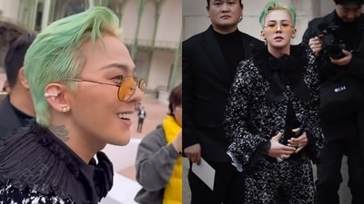 G-Dragon at the Chanel SS25 Haute Couture show in Paris G-Dragon at the Chanel SS25 Haute Couture show in Paris