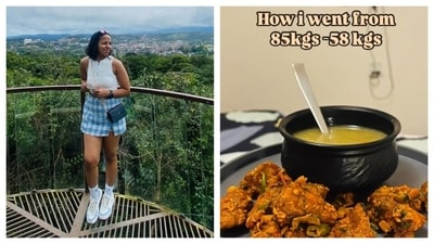 Jasmine has shared how she went from 82 kgs to 58 kgs without following a strict diet. (Instagram/ Jasmine) Jasmine has shared how she went from 82 kgs to 58 kgs without following a strict diet. (Instagram/ Jasmine)