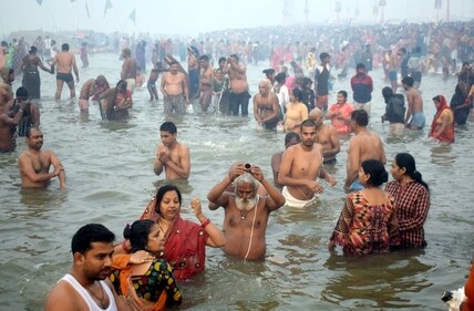 Mauni Amavasya this year holds extra significance during the Maha Kumbh Mela in Prayagraj, symbolising cleansing and salvation through Ganges dips. (File photo) Mauni Amavasya this year holds extra significance during the Maha Kumbh Mela in Prayagraj, symbolising cleansing and salvation through Ganges dips. (File photo)