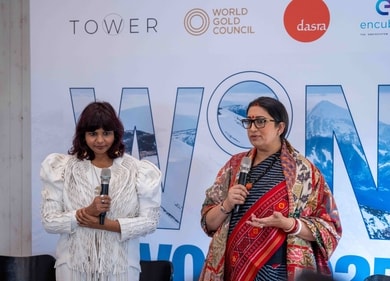 Stuti Jalan, Founder, Women Inspiring Network (WIN) with Smriti Zubin Irani, Founder, Alliance for Global Good, Gender Equity and Equality at Davos 2025 Stuti Jalan, Founder, Women Inspiring Network (WIN) with Smriti Zubin Irani, Founder, Alliance for Global Good, Gender Equity and Equality at Davos 2025