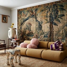 Hang your rug like a painting. (Instagram ) Hang your rug like a painting. (Instagram )