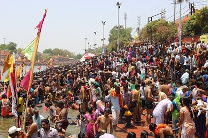 During the Mela, the Shipra river becomes a focal point for spiritual practices and rituals During the Mela, the Shipra river becomes a focal point for spiritual practices and rituals