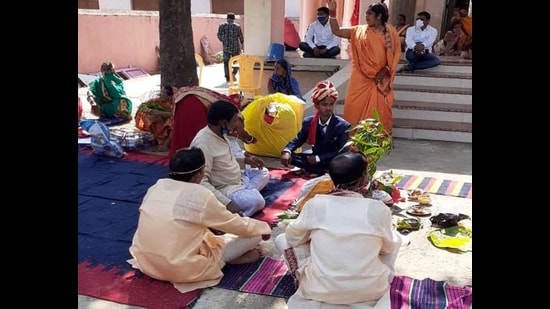 A pic during wedding rituals. (REPRESENTATIVE PIC)