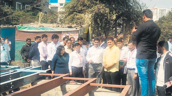 Residents said the well gets untreated water from Khadakwasla which is supplied without any purification process to Kirkatwadi, Nanded, parts of Dhayari, Kolhewadi and Khadakwasla through powerful pumps. (HT FILE)
