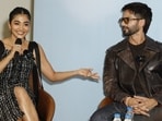 Pooja Hegde and Shahid Kapoor at HT City's Stars In the City