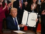 US President Donald Trump said that Laken Riley act has brought Democrats and Republicans together, which is not easy to do. 
