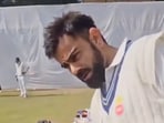 Virat Kohli talks to a youngster Virat Kohli talks to a youngster