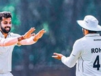 Mohit Avasthi (L) with Rohit Sharma Mohit Avasthi (L) with Rohit Sharma