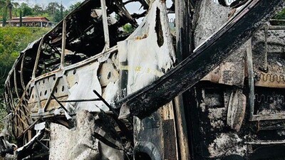 Representative image: A truck went out of control and rammed into several shops and houses in Lucknow (AFP PHOTO /  Minas Gerais Fire Department / HANDOUT)