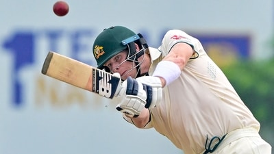 Australia's captain Steve Smith plays a shot during the first day of the first Test cricket match between Sri Lanka and Australia at the Galle International Cricket Stadium (AFP) Australia's captain Steve Smith plays a shot during the first day of the first Test cricket match between Sri Lanka and Australia at the Galle International Cricket Stadium (AFP)