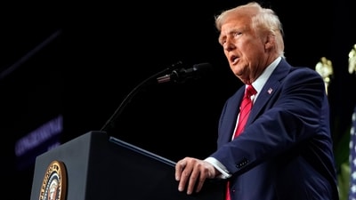 Donald Trump is the only convicted person to become the US President. (AP) Donald Trump is the only convicted person to become the US President. (AP)