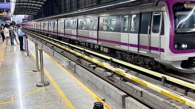 Bengaluru metro fare hike halted after central govt;s order. (X/@bykarthikreddy)