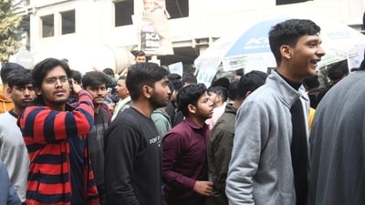 The JEE Mains 2025 will conclude on January 30, 2025. (Santosh Kumar ) The JEE Mains 2025 will conclude on January 30, 2025. (Santosh Kumar )