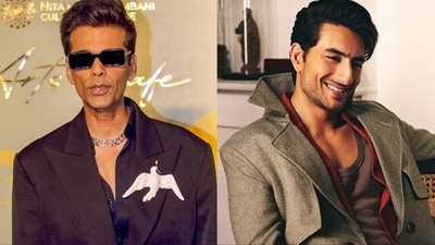 Karan Johar spoke about Ibrahim Ali Khan in his new post. Karan Johar spoke about Ibrahim Ali Khan in his new post.