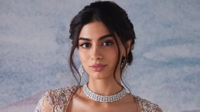 Khushi Kapoor will be next seen in Loveyapa, her first theatrical release. Khushi Kapoor will be next seen in Loveyapa, her first theatrical release.