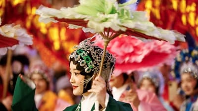 A participant performs during the celebration on the eve of the Lunar New Year, in Moscow, Russia. Did you know: 2024 was the Year of the Dragon, and 2026 will be the Year of the Horse? (REUTERS)