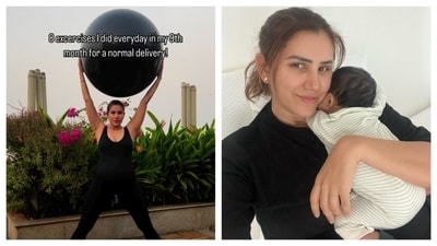 Sonnalli Seygall gave birth to her first child, a baby girl, on November 27. (Instagram/ Sonnalli Seygall) Sonnalli Seygall gave birth to her first child, a baby girl, on November 27. (Instagram/ Sonnalli Seygall)