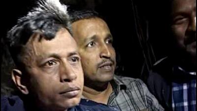 Thane, Jan 19 (ANI): Mumbai Police arrest Bangladeshi national Mohammad Shariful Islam Shahzad name changed to Vijay Das in the Saif Ali Khan attack case, in Thane on Saturday. (ANI Photo) (ANI) Thane, Jan 19 (ANI): Mumbai Police arrest Bangladeshi national Mohammad Shariful Islam Shahzad name changed to Vijay Das in the Saif Ali Khan attack case, in Thane on Saturday. (ANI Photo) (ANI)