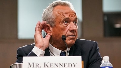 Robert F. Kennedy Jr., US President Donald Trump's nominee to be Secretary of Health and Human Services, testifies before a Senate Finance Committee confirmation hearing on Wednesday. (REUTERS)