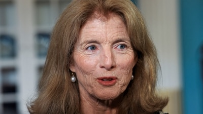 Caroline Kennedy described her cousin RFK Jr's basement, garage and dorm as being an epicenter for drug use, where he would also put baby chickens and mice in blenders to feed to his hawks. REUTERS/Kevin Mohatt/File Photo (REUTERS)
