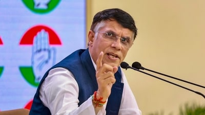Congress leader Pawan Khera (PTI) Congress leader Pawan Khera (PTI)
