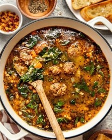 The special Italian wedding soup (instagram) The special Italian wedding soup (instagram)