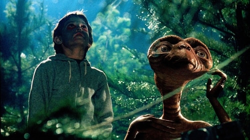 A still from ET the Extra Terrestrial. A still from ET the Extra Terrestrial.