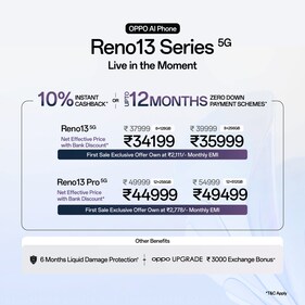 Live in the moment OPPO India Reno13 Series 5G: Now available! Live in the moment OPPO India Reno13 Series 5G: Now available!