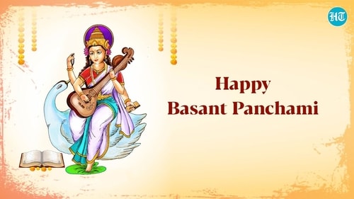 Happy Basant Panchami 2025: Know all about the Saraswati Puja vidhi, shubh muhurat, important rituals and samagri needed to do the puja inside. (HT Photo)