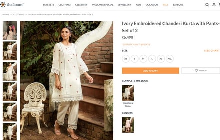Khushi Kapoor's Chanderi suit set is worth approximately  ₹6.5k.