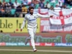 India's Kuldeep Yadav celebrates during the 5th Test India's Kuldeep Yadav celebrates during the 5th Test