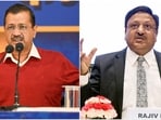 Speaking at a press conference, Arvind Kejriwal claimed that CEC Rajiv Kumar was eyeing a post-retirement role. Speaking at a press conference, Arvind Kejriwal claimed that CEC Rajiv Kumar was eyeing a post-retirement role.