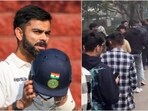 Fans gathered in huge numbers outside Arun Jaitley Stadium ahead of Delhi's match against Railways Fans gathered in huge numbers outside Arun Jaitley Stadium ahead of Delhi's match against Railways