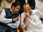 Maharashtra chief minister Devendra Fadnavis and deputy chief minister Ajit Pawar. (File)