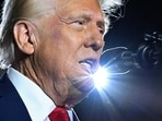 US President Donald Trump delivers an address in Las Vegas, Nevada. US President Donald Trump delivers an address in Las Vegas, Nevada.