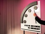 The Doomsday Clock being set to 89 seconds The Doomsday Clock being set to 89 seconds