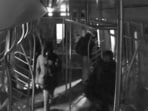 Wild video shows group of masked teens stealing NYC subway train and taking it for joyride (dcpi) Wild video shows group of masked teens stealing NYC subway train and taking it for joyride (dcpi)