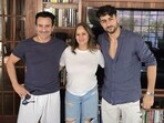 Saif Ali Khan's pic posing with Ibrahim post his surgery surfaces on internet. Saif Ali Khan's pic posing with Ibrahim post his surgery surfaces on internet.