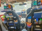 A Reddit user shared a photo of the cab while calling the service even better than some flights. A Reddit user shared a photo of the cab while calling the service even better than some flights.