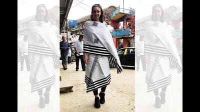 Even chef Sarah Todd can’t resist a handwoven work from India’s North East. (Facebook.com/sarahtoddchef) Even chef Sarah Todd can’t resist a handwoven work from India’s North East. (Facebook.com/sarahtoddchef)