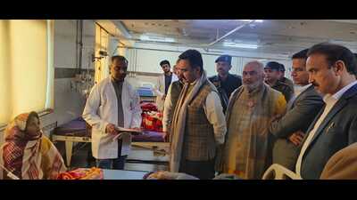 Haryana assembly speaker Harvinder Kalyan on Thursday conducted an inspection of Kalpana Chawla Government Medical College and Hospital in Karnal and held a meeting with the director and faculty heads to enquire about the functioning and shortcomings of the institute. (HT Photo) Haryana assembly speaker Harvinder Kalyan on Thursday conducted an inspection of Kalpana Chawla Government Medical College and Hospital in Karnal and held a meeting with the director and faculty heads to enquire about the functioning and shortcomings of the institute. (HT Photo)