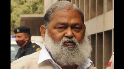 Haryana cabinet minister Anil Vij said on Thursday that he has been elected seven times by the residents of the Ambala Cantt constituency, and he could start an agitation to get their works done. (HT File)