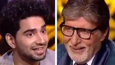 Samay Raina and Amitabh Bachchan on Kaun Banega Crorepati 16. Samay Raina and Amitabh Bachchan on Kaun Banega Crorepati 16.