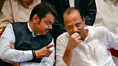Maharashtra chief minister Devendra Fadnavis and deputy chief minister Ajit Pawar. (File) (PTI) Maharashtra chief minister Devendra Fadnavis and deputy chief minister Ajit Pawar. (File) (PTI)
