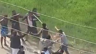 Sasaram Congress MP Manoj Kumar attacked at Kudra in Kaimur. (Screengrab) Sasaram Congress MP Manoj Kumar attacked at Kudra in Kaimur. (Screengrab)